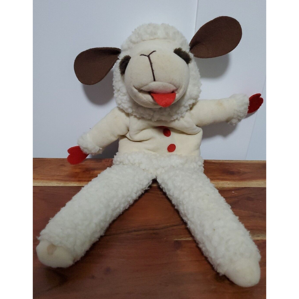 1992 Shari Lewis "Lamb Chop" Plush Hand Puppet 16” Tall Doll PBS
